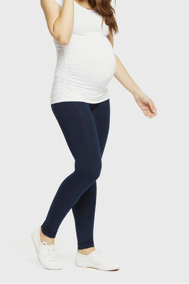 Soft Organic Bamboo Maternity Leggings